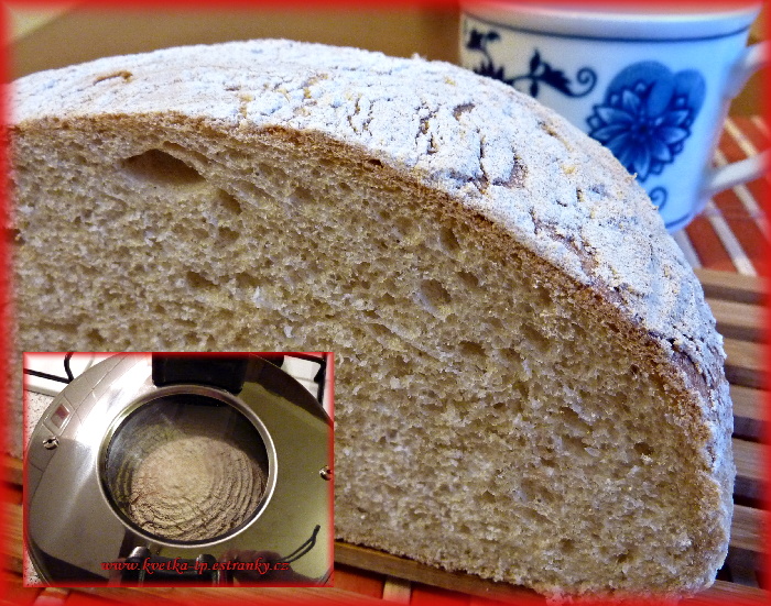 pšeničný chleba z remosky