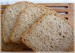 chleba s přidáním směsové mouky na řezu
